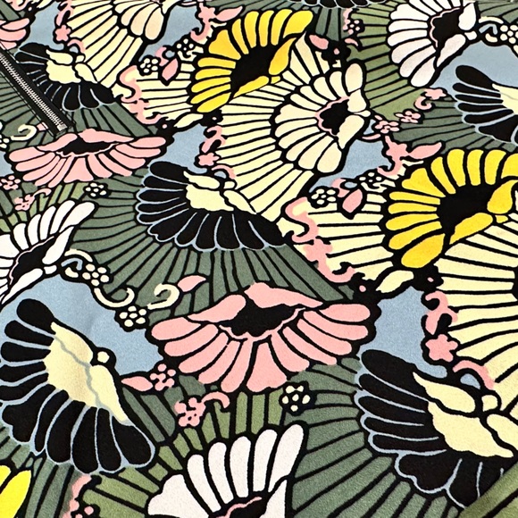 EUC women’s RACHEL Rachel Roy Sz 10 floral multicolor dress zip back sleeveless - Picture 2 of 4